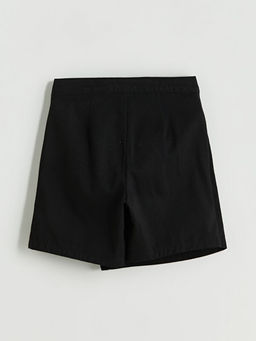 Basic Gabardin K?z ?ocuk ?ort Etek