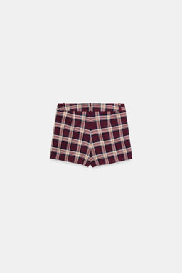 PLAID SKORT WITH BOX PLEATS - Zara фото 7