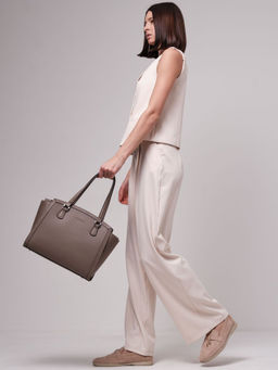 Сумка кожаная Azaro 30690 тауп