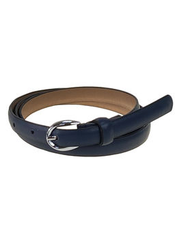 Ремень женский из искусственной кожи, цвет темно синий