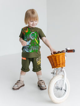 Шорты для мальчика цвета хаки - Kogankids фото 28