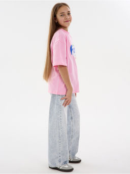 Футболка "Персик" розовый Девочка