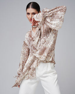 в стиле БОХО блузка из шифона - Sahar art lab фото 7