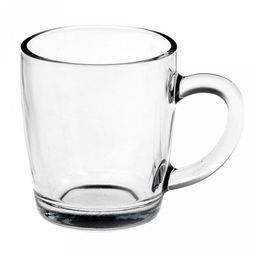 "Бейзик" Кружка стеклянная 350мл, д8,5см, h10см, Pasabahce (Россия)