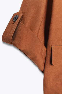 TURN-UP SLEEVE JACKET - Zara фото 8