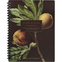 Бизнес-тетрадь, BS, А5, 80л., клетка, спираль. Flora, инжир N4184
