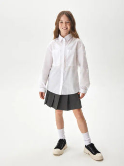 Блузка с длинными рукавами