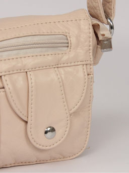 Сумка женская искусственная кожа Guecca-016, 2отд, плеч/ремень, бежевый SALE 262043 - Adelia фото 9