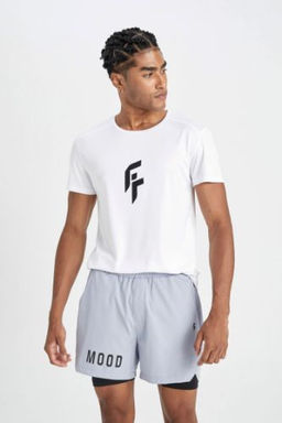 DeFactoFit Slim Fit Dar Kesim Fermuarl? Telefon Cepli Sporcu Taytl? Sort