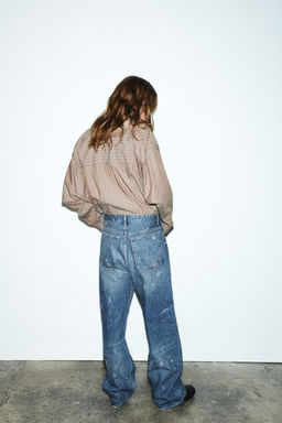 TRF LOOSE OVERSIZE HIGH-WAIST JEANS