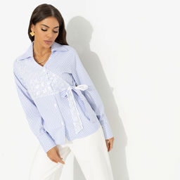 Рубашка с эффектом многослойности, Модная цель (белая) - Charutti фото 7