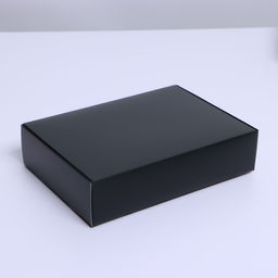 Цена за 2 шт. Коробка подарочная складная, упаковка, «Чёрная», 21×15×5 см