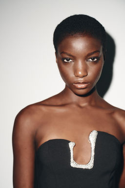 SPARKLING BANDEAU TOP - Zara фото 3