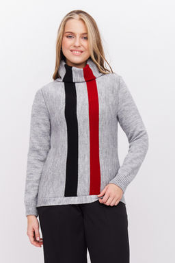 Джемпер 351973/серый микс