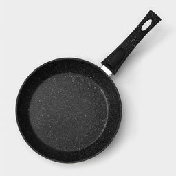 Сковорода Magistro Dark, d=22 см, съёмная ручка soft-touch, антипригарное покрытие, индукция, кованый алюминий, чёрная  фото 3