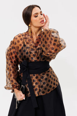 Костюм Anastasia 1162.1 кофе/черный