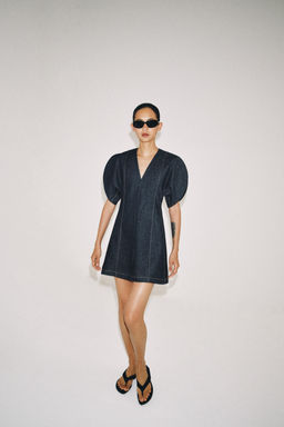 VESTIDO DENIM ZW COLLECTION / Azul