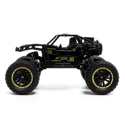 Джип «Вездеход», работает от аккумулятора, радиоуправление, дым, элементы из металла, чёрный