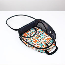 Рюкзак для переноски животных Совинные мордочки, прозрачный, 31 х 28 х 42 см - Пижон фото 7