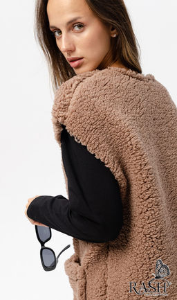 Жилет "Тедди" капучино Цвет:как на фото