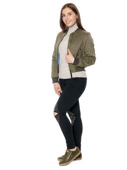 Бомберы B-8867 Хаки