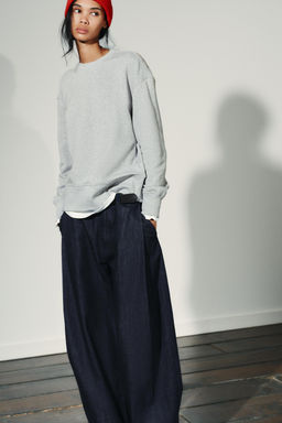 CONTRAST PLUSH SWEATSHIRT - Zara фото 3