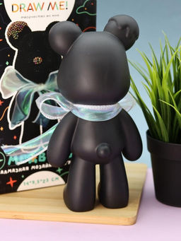 Алмазная мозаика на фигурке Draw Me! Black bear, (14*9.5*23 см)