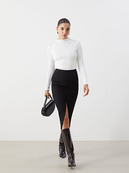 Beli Fermuarl? Kad?n Kalem Etek