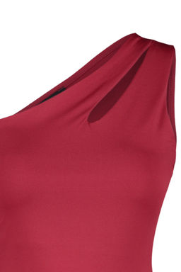 Visne CuruguAsimetrik Yaka Cut Out Detayl? Alttan C?tc?l? Orme Body TWOSS23BD00014