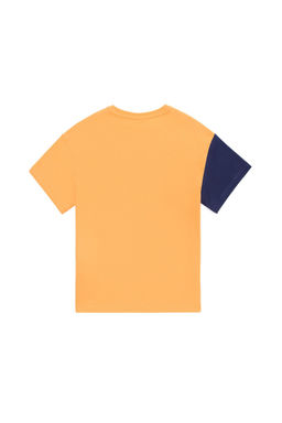 Детская оранжевая футболка с круглым вырезом Неожиданная скидка в корзине - U.s. polo assn фото 3