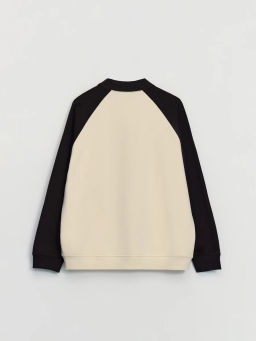 Толстовка с контрастными рукавами / Zarina  фото 2