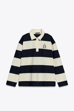 STRIPED POLO SHIRT - Zara фото 5