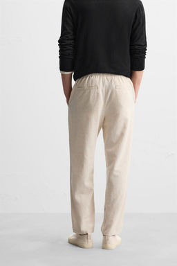 RELAXED FIT JOGGER WAIST TROUSERS - Zara фото 43