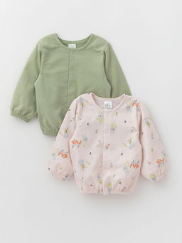 Кофта утепленная комплект 2шт., беж/бирюза - Lesi kids фото 12