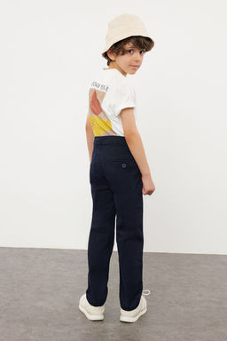 Tas Erkek Cocuk Regular Pamuklu Esnek Ayarlanabilir Lastikli Chino Dokuma Pantolon TKDSS24PL00006 - Trendyolmilla фото 11