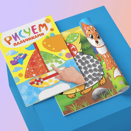 Раскраски набор Рисуем пальчиками, 4 шт., 16 стр. - Буква-ленд фото 6