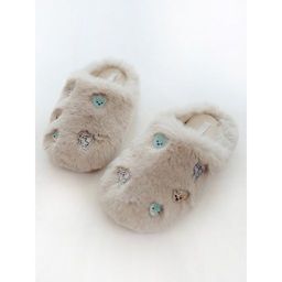 Тапочки Зверята бежевые
