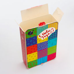 Цена за 10 шт. Коробка подарочная складная Вечериночка 13 х 4 х 21 см - Simaland фото 6