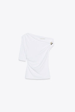 ASYMMETRIC POLYAMIDE TOP - Zara фото 23