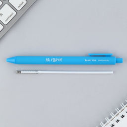 Цена за 10 шт. Ручка прикол шариковая синяя паста автоматическая 0.7 мм МИКС надписей «Школа»