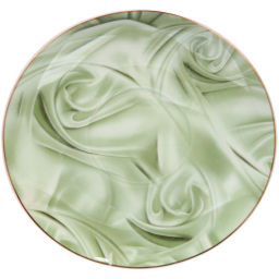 Чайная пара "Поэзия" (кружка 220мл, блюдце,ложка) зеленая