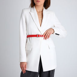 Ремень женский, ширина 2,4 см, винт, пряжка металл, цвет красный - Simaland фото 2