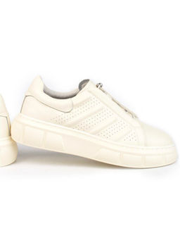 05-PDL256-2 LT. BEIGE Кроссовки женские (натуральная кожа)