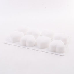 80326-286G Форма Сердце для выпечки кексов, пирожных, конфет, муссов силикон (х120). - Mayer&boch фото 3
