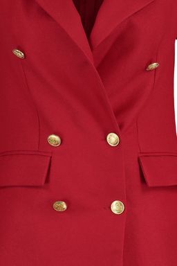 K?rm?z? Oversize Dokuma Astarl? Kruvaze Kapama Dugme Detayl? Ceket TWOSS20CE0024