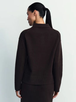 Джемпер поло с молнией / Zarina