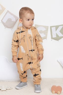 КР 6469/итальянский песок,мир животных к382, комбинезон