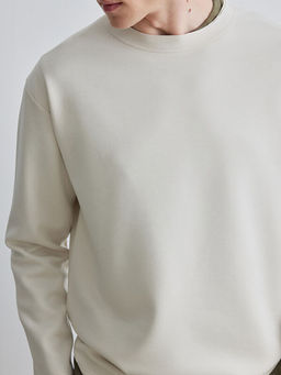 Bisiklet Yaka Erkek Sweatshirt