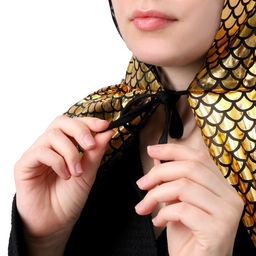 Карнавальный набор «Золотой дракон», плащ и маска