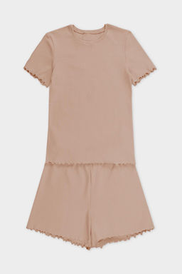 ЕП 20205/охра коричневая пижама жен